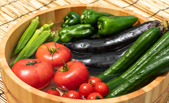 自然栽培(無農薬)の夏野菜
